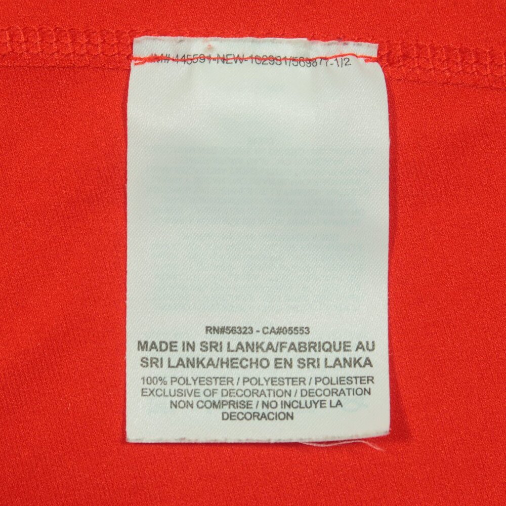 Nike Georgia Bulldogs Pullover Mens L Red Logo Half Zip Performance Sideline - Picture 6 of 7